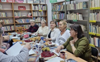 168. SPOTKANIE DYSKUSYJNEGO KLUBU KSIĄŻKI DLA DOROSŁYCH W FILII W STERŁAWKACH WIELKICH